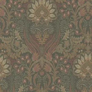 Kup online Tapeta ścienna ornamentowa w kwiaty khaki 99410 Khalili Holden
