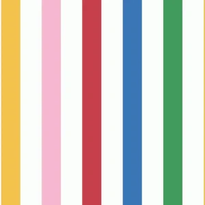 Tapeta ścienna dziecięca w kolorowe pionowe pasy 118585 Joules Oferta limitowana