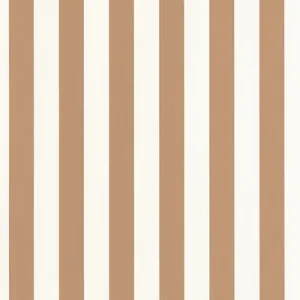 Oferta czasowa Tapeta ścienna winylowa w biało-brązowe pasy paski Basics 104032228 Caselio