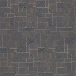 Darmowa dostawa Tapeta ścienna tło czarno-brązowe geometryczna w linie Kyoto 88766842 Casadeco