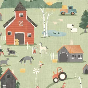 Ostatnia szansa Tapeta ścienna dziecięca farma Be Happy HAP403 Zoom