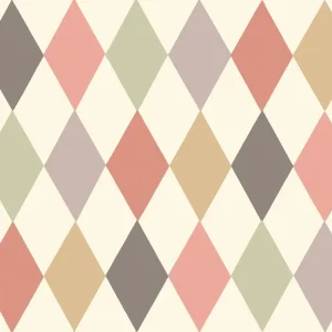 Tapeta ścienna w kolorowe romby Whimsical Punchinello 103/2009 Cole & Son Premium