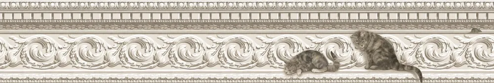 Zniżka Border ścienny koty kotki Whimsical Paddy Louis Border 103/6025 Cole & Son
