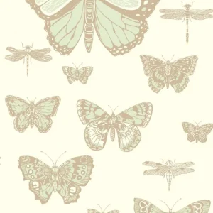 Nie przegap Tapeta ścienna w motylki Whimsical Butterflies and Dragonflies 103/15065 Cole & Son
