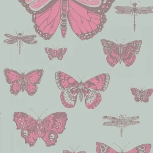 Premium Tapeta ścienna w motylki Whimsical Butterflies and Dragonflies 103/15062 Cole & Son