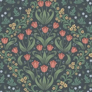 Bezpieczna płatność Tapeta ścienna w kwiaty kwiatki folklor Historic Royal Palaces – Great Masters 118/2002 Cole & Son