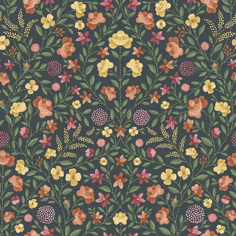 Nowość Tapeta ścienna kolorowa w kwiaty kwiatki folklor Historic Royal Palaces – Great Masters 118/13031 Cole & Son