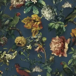 Ostatnia szansa Tapeta ścienna kwiaty kwiatki ptaki ptaszki Museum 307306 Eijffinger