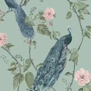 Tapeta ścienna pawie róże 107872 Graham & Brown Wybór klientów