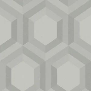 Tapeta ścienna szara popielata geometryczna heksagony 112203 Graham & Brown Hit sprzedaży