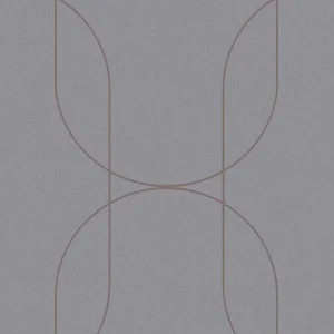Super okazja Tapeta ścienna geometryczna szara w metaliczne linie 112191 Graham & Brown