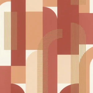 Do wyczerpania zapasów Tapeta ścienna kolorowa geometryczna Salsa 480030 RASCH