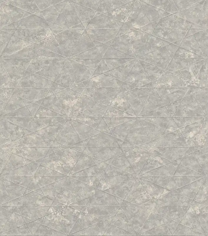 Tapeta ścienna szare przecierane linie romby geometryczna 554328 Composition RASCH Promocja