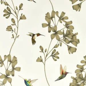 Tylko do końca tygodnia Tapeta ścienna kwiatki ptaki kolibry Colour 112607 Harlequin