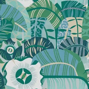 Tapeta ścienna roślinna Swedish Designers Hypnotic Safari 2069 Boråstapeter Darmowa dostawa