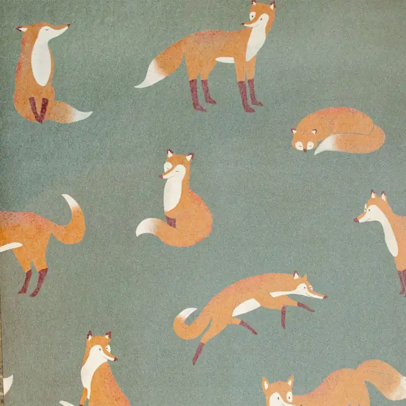 Tapeta ścienna dziecięca w lisy liski Great Kids Friendly Foxes 26841-HTM Hohenberger Nie przegap
