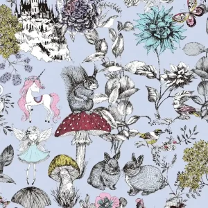 Wyprzedaż Tapeta ścienna dziecięca w zwierzątka Little Love 38120-2 AS Creation