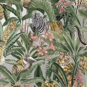 Bezpieczna płatność Tapeta ścienna dżungla dzikie zwierzęta Amazonia 91314 Holden