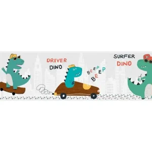 Border ścienny w dinozaury Lovely Kids 40374-5 AS Creation Bezpieczne zakupy