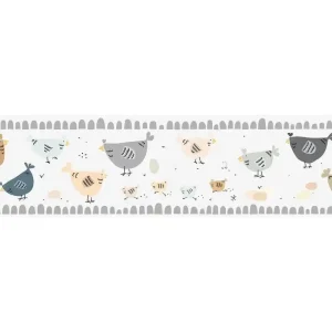 Border ścienny w kury Lovely Kids 40372-7 AS Creation Szybka dostawa