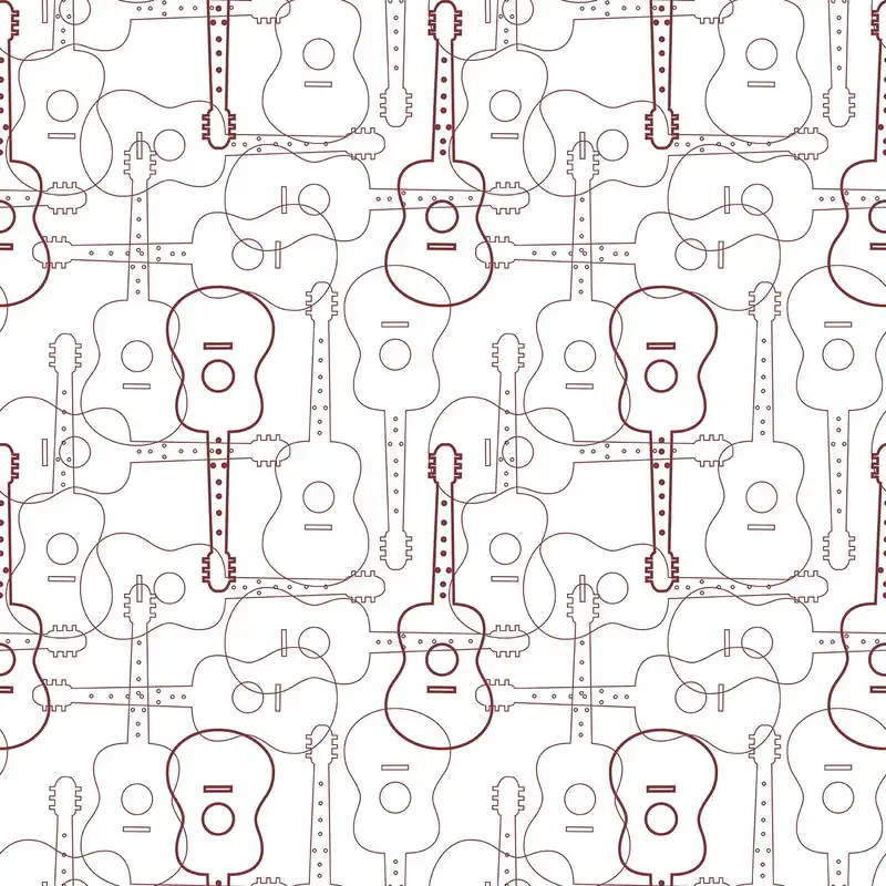 Tapeta ścienna gitara gitary Hashtag 11041 Cristiana Masi Wybór klientów