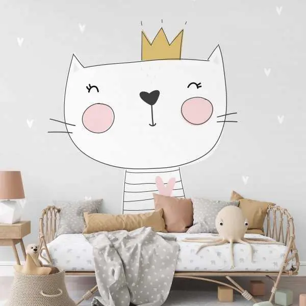 Bezpieczna płatność Tapeta dla dzieci - KITTY HEART