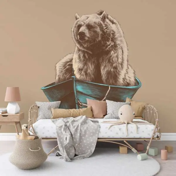 Wyjątkowa oferta Tapeta dla dzieci - SAILING BEAR