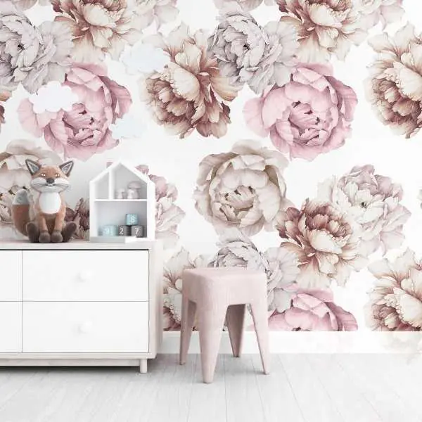 Tapeta dla dzieci - CUTE PEONIES Kup online