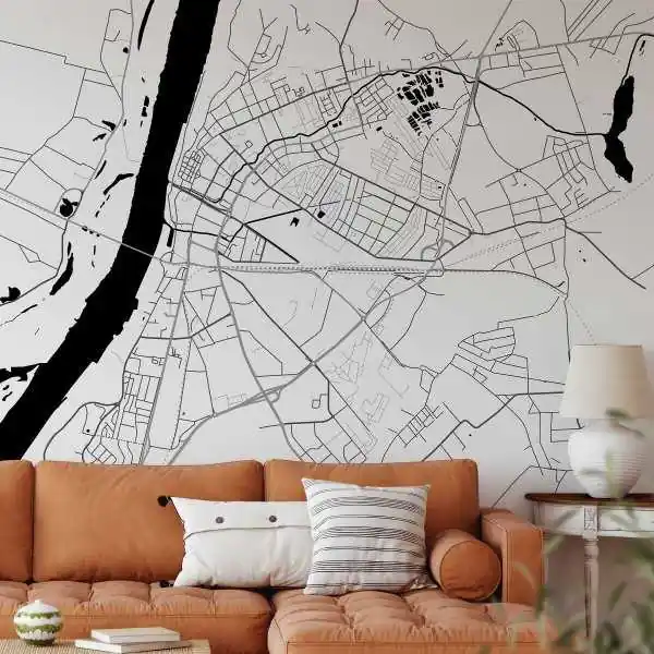 Wybór klientów Tapeta na ścianę - MAPA GRUDZIĄDZ