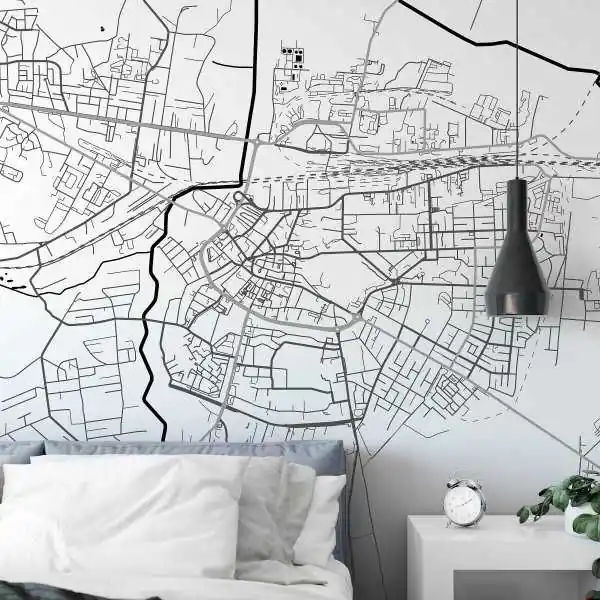 Najlepsza cena Tapeta na ścianę - MAPA CHEŁM