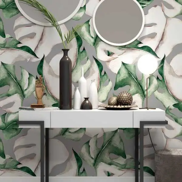 Tapeta na ścianę - WHITEGREEN MONSTERA Kup online