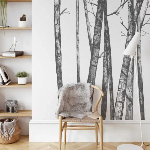 Dodaj do koszyka Tapeta na ścianę - HANGING TREES