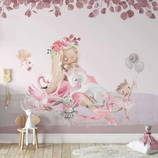 Sprawdź teraz Tapeta dla dzieci - BALLERINA FAMILY