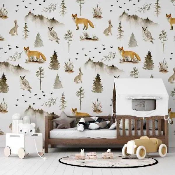 Tapeta dla dzieci - WOODLAND PRECIOUS Rabat