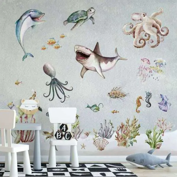 Ostatnie sztuki Tapeta dla dzieci - UNDERWATER ART