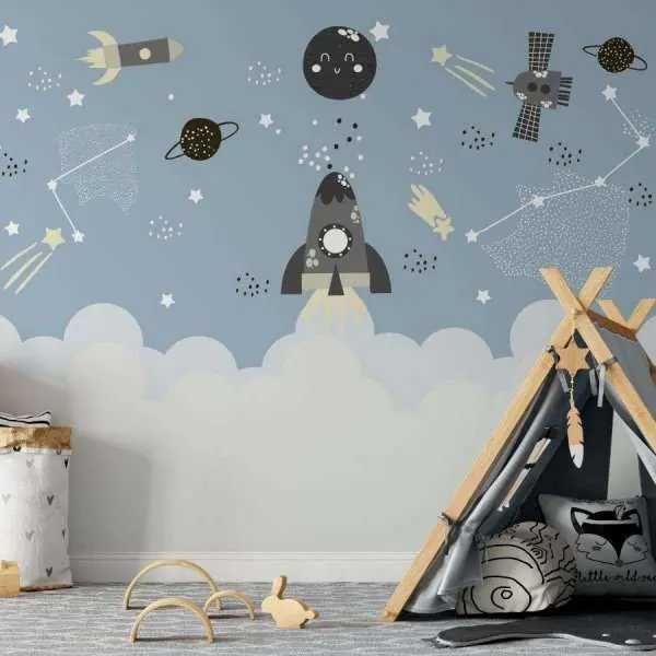Tapeta dla dzieci - ROCKET START Nie przegap