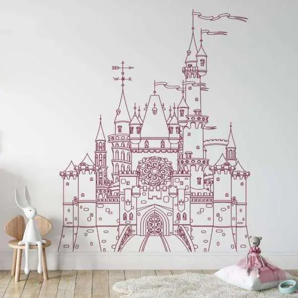 Tylko dziś Tapeta dla dzieci - PRINCESS CASTLE