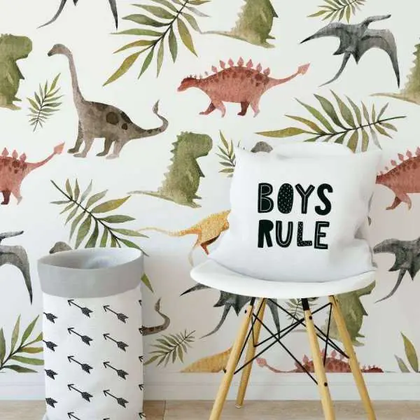 Kup online Tapeta dla dzieci - JUNGLE DINO