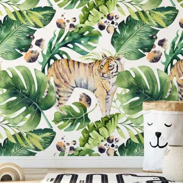 Tapeta dla dzieci - HIDDEN TIGER Łatwy zwrot