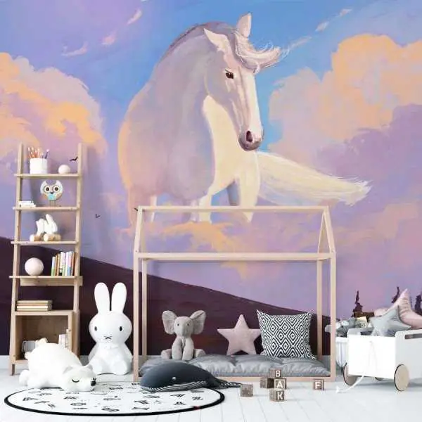 Ograniczona ilość Tapeta dla dzieci - DREAM HORSE