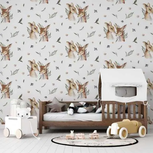 Tapeta dla dzieci - DEER COUPLE Zamów dziś