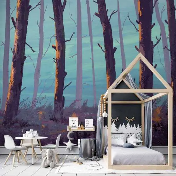 Obniżka ceny Tapeta dla dzieci - DEEP FOREST