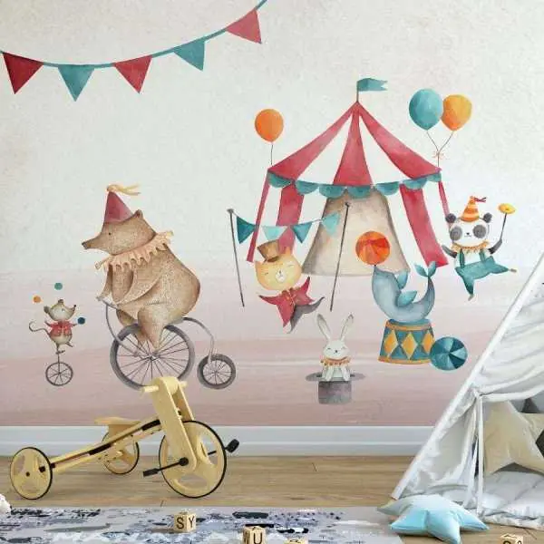 Tapeta dla dzieci - CIRCUS FRIENDSHIP Kup online