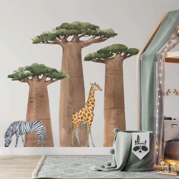 Cena promocyjna Tapeta dla dzieci - BAOBAB FRIENDS