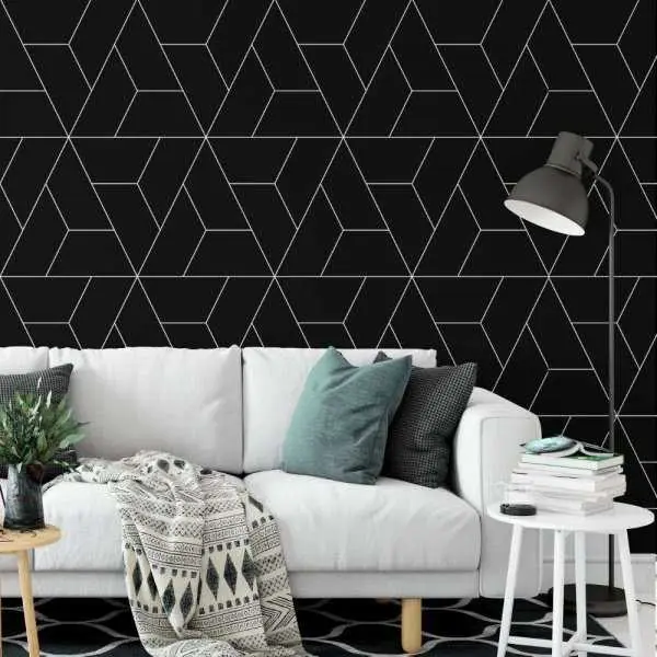 Do wyczerpania zapasów Tapeta na ścianę - TRIANGULAR CAMOUFLAGE