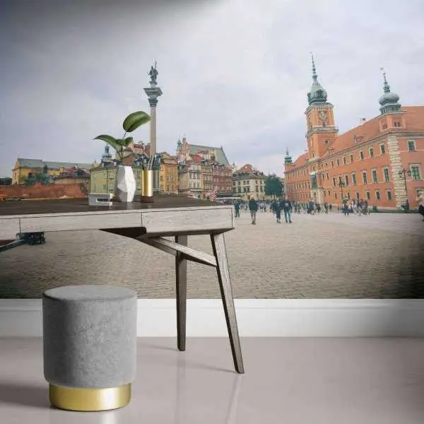 Łatwy zwrot Tapeta na ścianę - PLAC ZAMKOWY