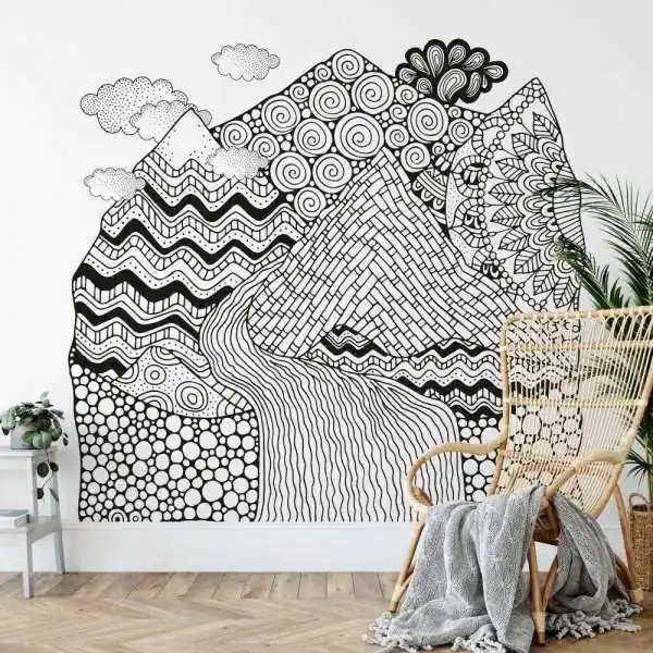 Tapeta na ścianę - PATCHWORK LANDSCAPE Tylko dziś