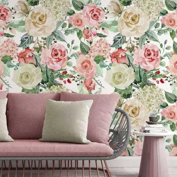 Taniej Tapeta na ścianę - PAINTY ROSES