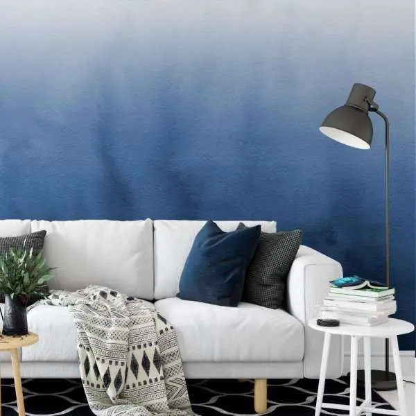 Okazja Tapeta na ścianę - NAVY BLUE OMBRE