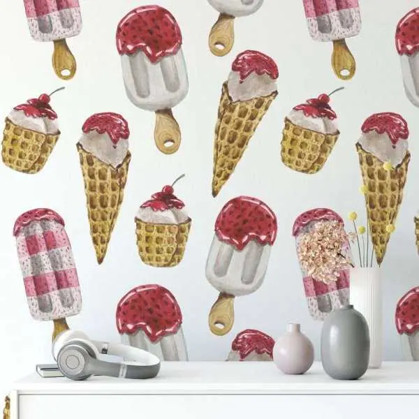 Tapeta na ścianę - ICE CREAM LOVER Sprawdź teraz